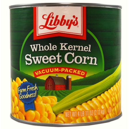 Libbys Corn Fancy Vacuum Pak 75 oz., PK6 F003710003679